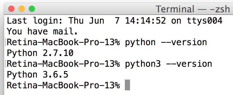 python for mac